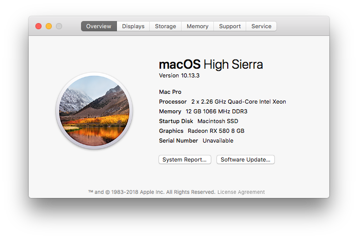 Macintosh Serial Number